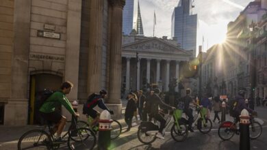 Bank of England holds interest rates, British pound rallies to more than two-year high