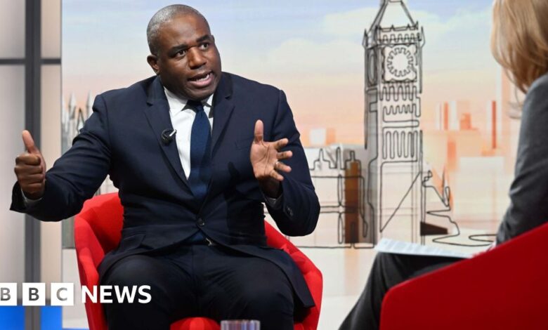 David Lammy: Ukraine missile request for war with Russia under discussion