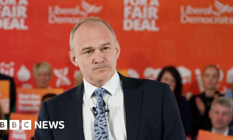 Ed Davey: Invest in NHS or accept decline, says Lib Dem leader