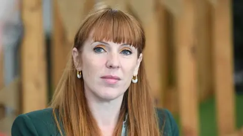 PA Media Deputy Prime Minister Angela Rayner wearing a green top