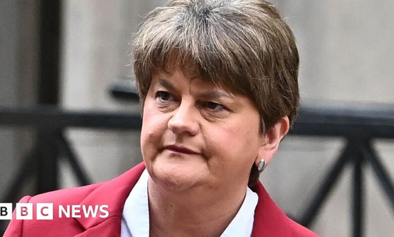 Arlene Foster says conversion therapy vote triggered removal as DUP leader