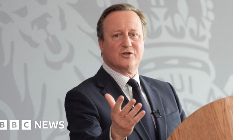 David Cameron: I had plans to sanction two Israeli ministers