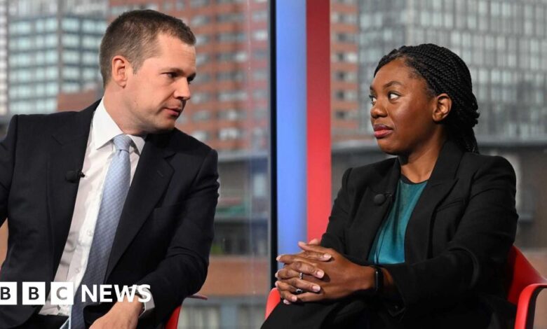 Kemi Badenoch and Robert Jenrick: Key differences between Conservative leadership contenders