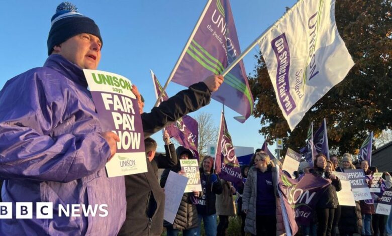 Perth primary schools close as strikes target Swinney constituency