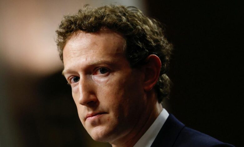 Mark Zuckerberg, chief executive of Meta