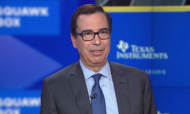 Former Treasury Secretary Mnuchin says Trump's top priorities will be tax cuts, Iran sanctions and tariffs