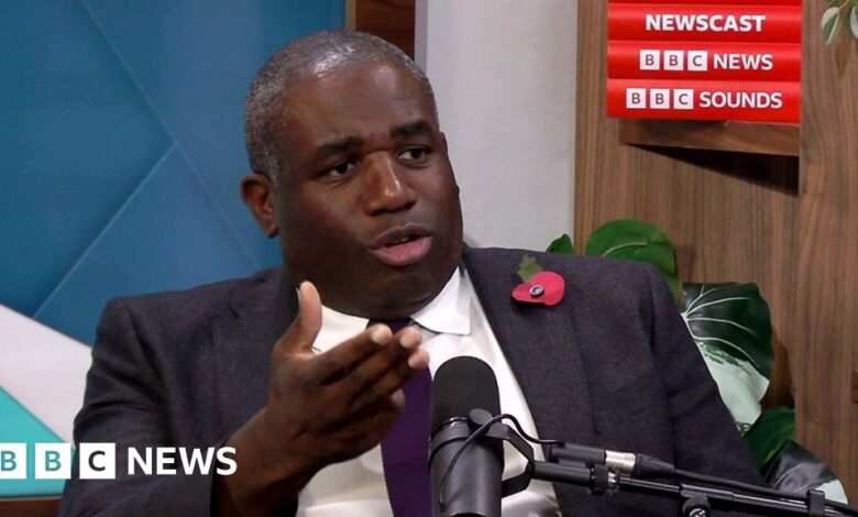 David Lammy dismisses past criticism of Donald Trump as 'old news'