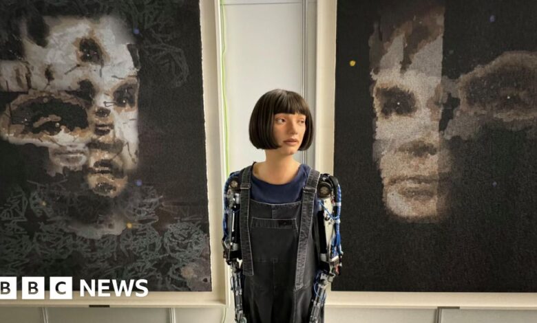 Meet the AI robot whose artwork sold for over $1m