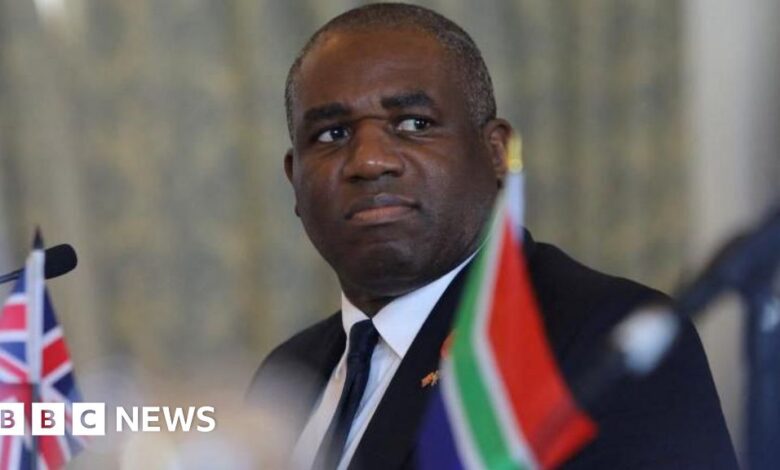 UK Foreign Secretary David Lammy seeks to reset relations with Africa