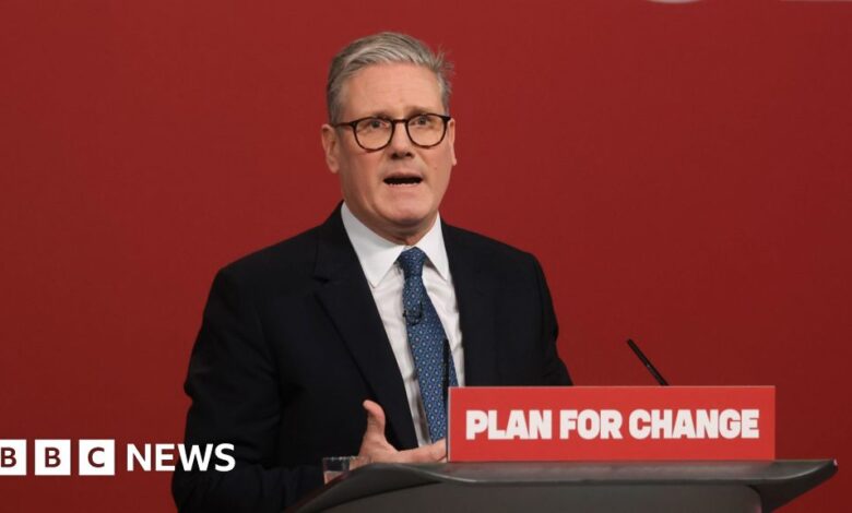 Judge Labour on six targets, Keir Starmer says in major speech