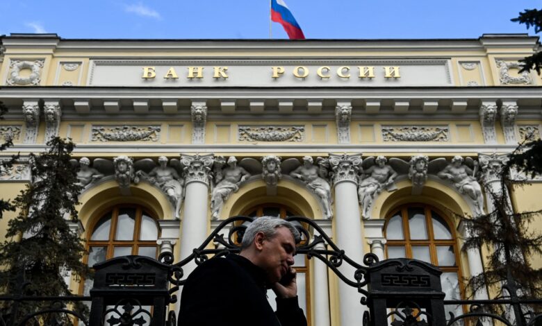 Russian central bank surprises markets by holding key rate at 21%