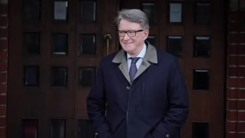 PA Media File photo dated 02/02/24 of Lord Peter Mandelson at St Mary the Virgin church in Primrose Hill, north west London. Lord Mandelson said it is a 