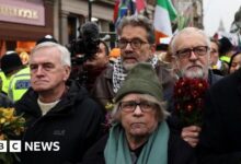 Corbyn and McDonnell face police interview after pro-Palestinian rally