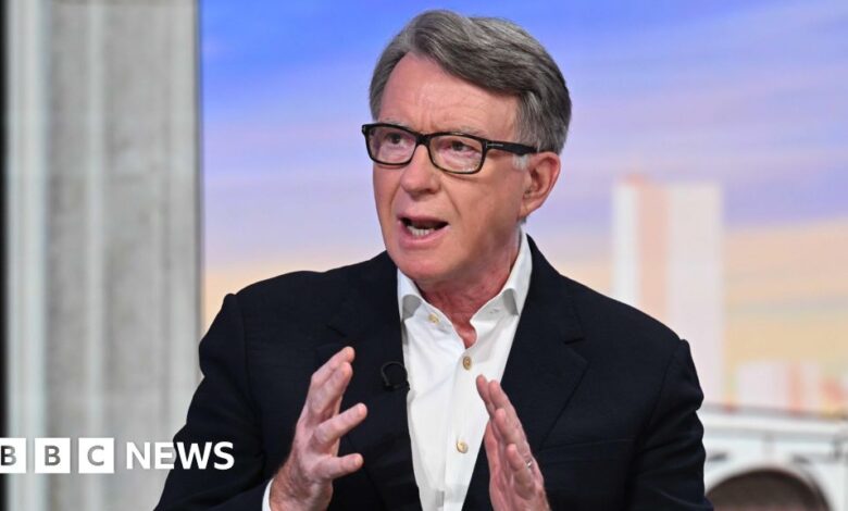 Lord Peter Mandelson says criticism of Donald Trump 'ill-judged'