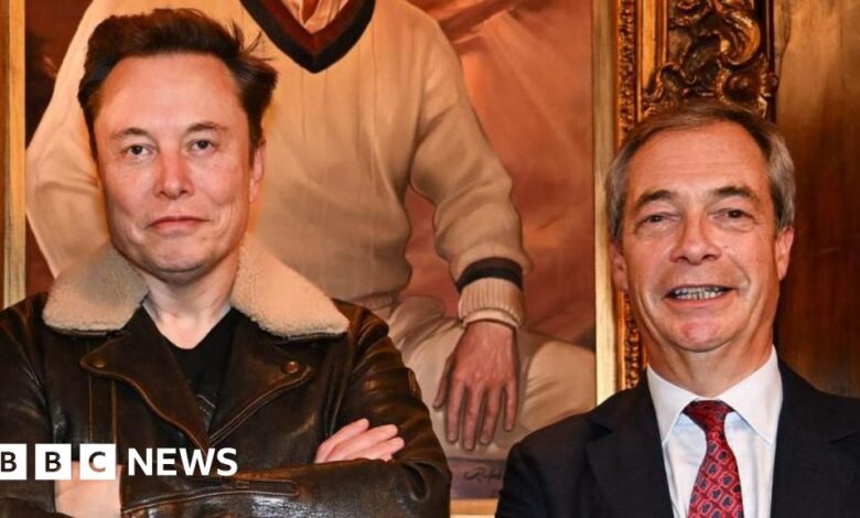 Nigel Farage distances himself from Elon Musk on Tommy Robinson