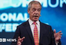 Reform UK councillors resign in protest over Nigel Farage