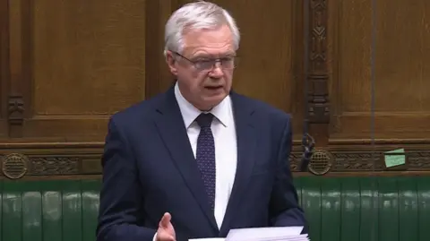 Parliament Live Sir David Davis speaking in the Commons adjournment debate 8 January 2025