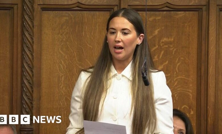 Sorcha Eastwood: MP tells Commons of rape threat during Stormont school visit