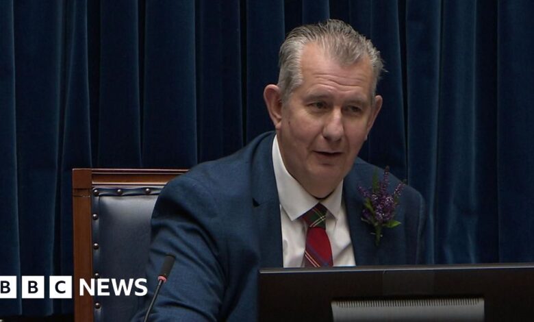 Stormont: 'Dress smartly', Speaker Edwin Poots tells MLAs