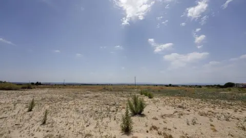 Getty Images Sandy earth and brush at the proposed site of the Meta Platforms Inc. data center outside Talavera de la Reina, Spain