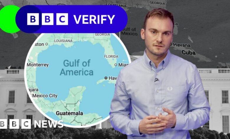 BBC Verify: Why has Google Maps renamed the Gulf of Mexico?