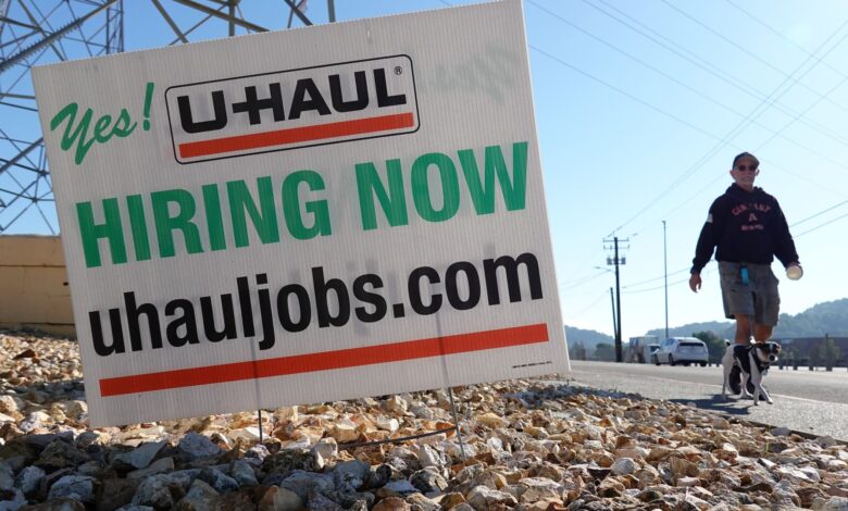 Job openings decline sharply in December to 7.6 million, below forecast