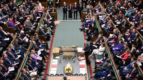 House of Commons/Reuters A wide angle shot of the House of Commons during Prime Minister's Questions