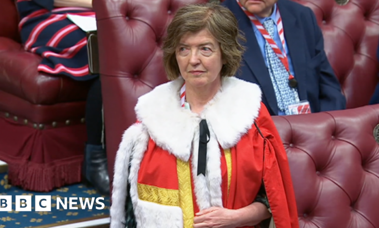 Watch: Sue Gray takes seat in the House of Lords