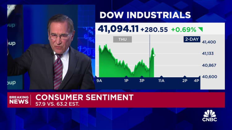 Preliminary consumer sentiment surprises to the downside