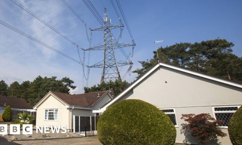 Energy bills to rise by 80p to fund discounts for homes near pylons