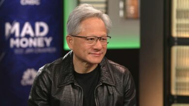 Nvidia CEO Jensen Huang says tariff impact won't be meaningful in the near term