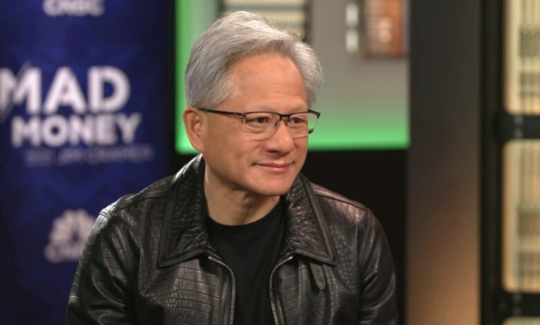 Nvidia CEO Jensen Huang says tariff impact won't be meaningful in the near term