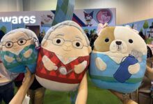 Berkshire meeting 'bazaar' features Buffett Squishmallows, 60th anniversary book and giant claw machine