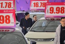 China’s EV price war is heating up. What’s behind the big discounts?