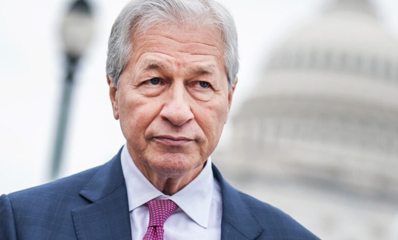 JPMorgan CEO Jamie Dimon says markets are too complacent on tariffs, expects S&P 500 earnings growth to collapse