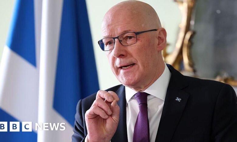John Swinney says he will not support assisted in Scotland