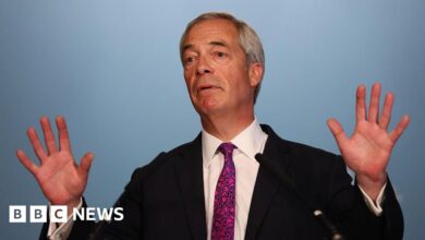 Nigel Farage defends Reform advert after racism claims