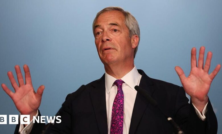 Nigel Farage defends Reform advert after racism claims