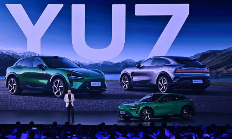 Xiaomi takes aim at Tesla's bestselling car in China with its longer-range YU7