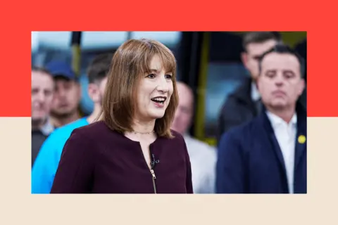 Reuters Chancellor of the Exchequer Rachel Reeves delivers a speech
