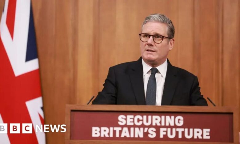Starmer says he regrets using 'island of strangers' phrase