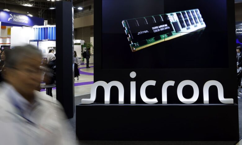 Stocks making the biggest moves midday: Micron, Penn Entertainment, Equinix, Core Scientific and more