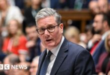 Badenoch and Starmer clash over 'modest income' tax pledge