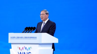 China releases AI action plan days after the U.S. as global tech race heats up