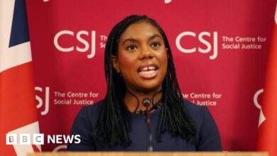 James Cleverly gets new role as Kemi Badenoch reshuffles top team