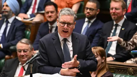 House of Commons Prime Minister Sir Keir Starmer speaks in the House of Commons.