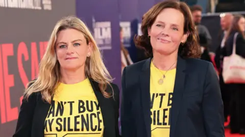 Getty Images Zelda Perkins (L) along with Laura Madden (R) spoke out against Harvey Weinstein