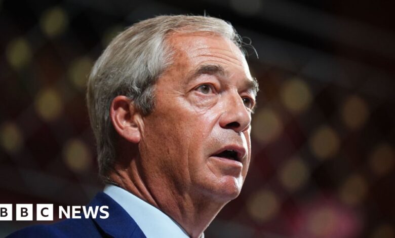 Reform UK's Nigel Farage proposes sending prisoners overseas