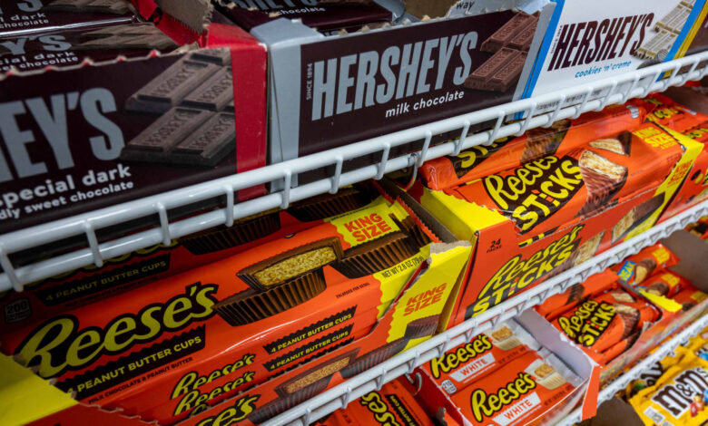 Stocks making the biggest moves midday: Hershey, Chemours, Fair Isaac, Sunrun & more