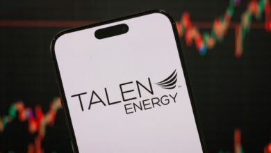 Stocks making the biggest moves midday: Talen Energy, Invesco, Netflix, Coinbase and more